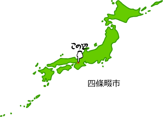 四條畷市の場所を示す画像5