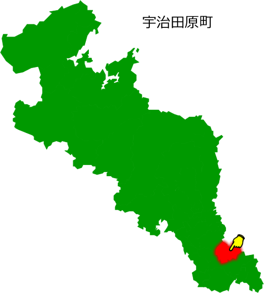 宇治田原町の場所を示す画像1
