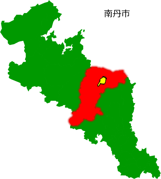 南丹市の場所を示す画像1