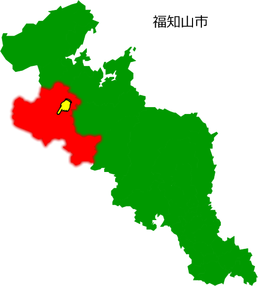 福知山市の場所を示す画像1