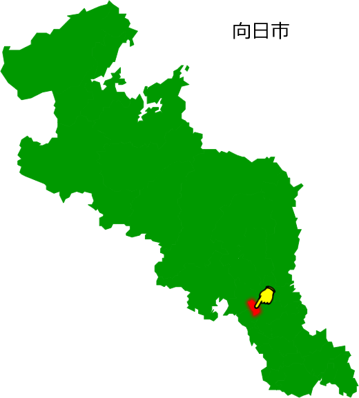 向日市の場所を示す画像1