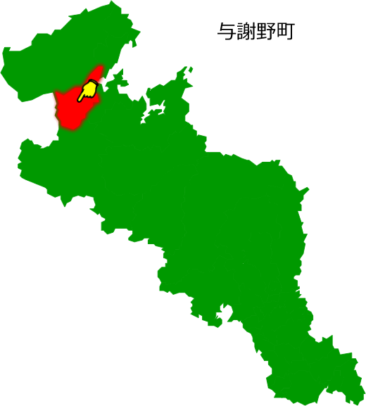 与謝野町の場所を示す画像1