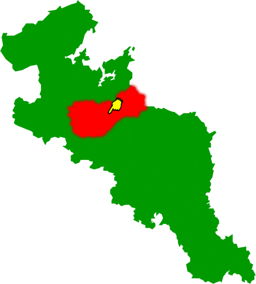 綾部市の場所を示す画像2