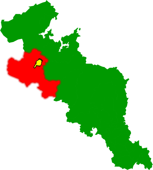 福知山市の場所を示す画像2