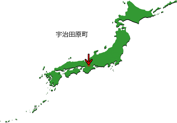 宇治田原町の場所を示す画像3