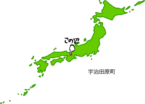 宇治田原町の場所を示す画像5