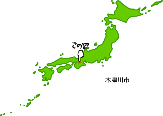 木津川市の場所を示す画像5