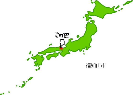 福知山市の場所を示す画像5