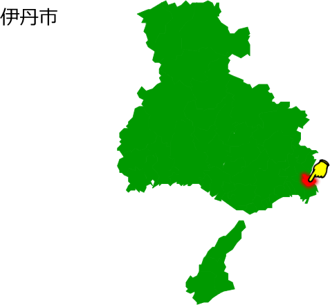 伊丹市の場所を示す画像1