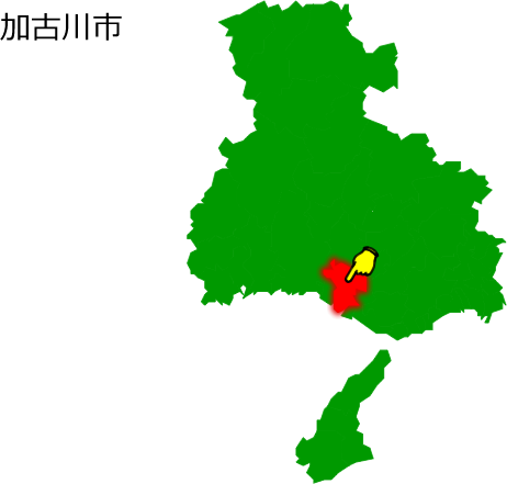 加古川市の場所を示す画像1
