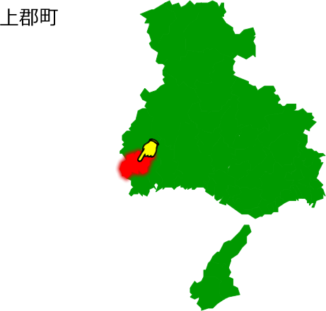 上郡町の場所を示す画像1