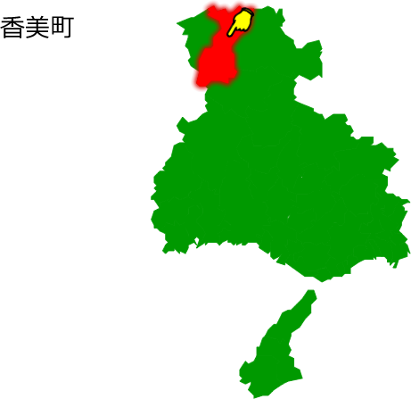 香美町の場所を示す画像1