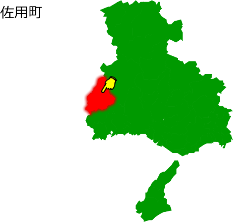 佐用町の場所を示す画像1