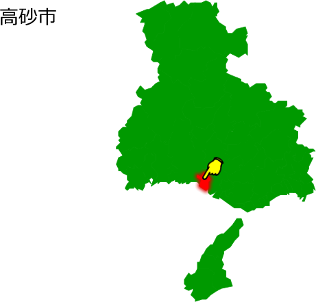 高砂市の場所を示す画像1