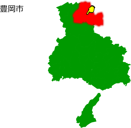豊岡市の場所を示す画像1