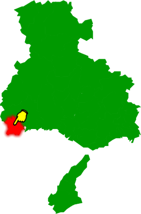 赤穂市の場所を示す画像2