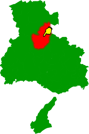 朝来市の場所を示す画像2