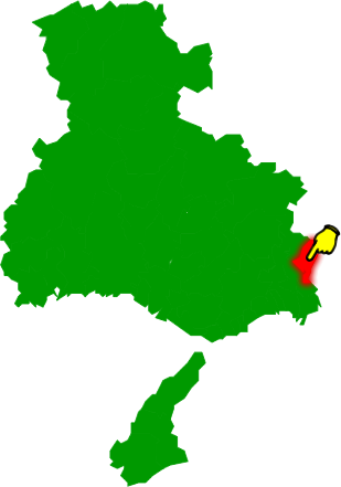 川西市の場所を示す画像2