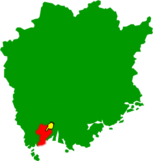 赤井川村の場所を示す画像2