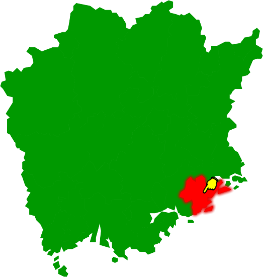 岩見沢市の場所を示す画像2