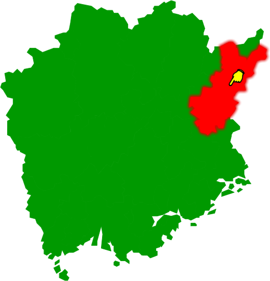 遠別町の場所を示す画像2