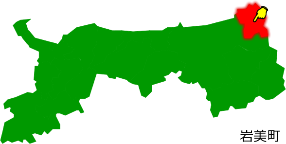 岩美町の場所を示す画像1