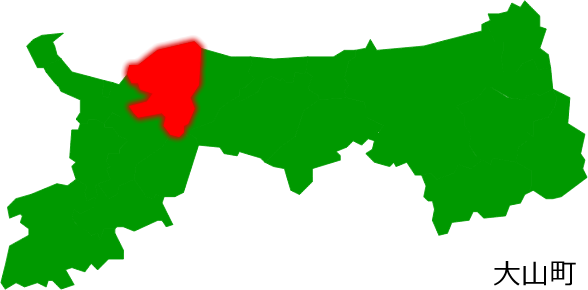 大山町の場所を示す画像2