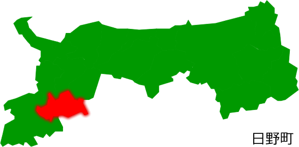 日野町の場所を示す画像2