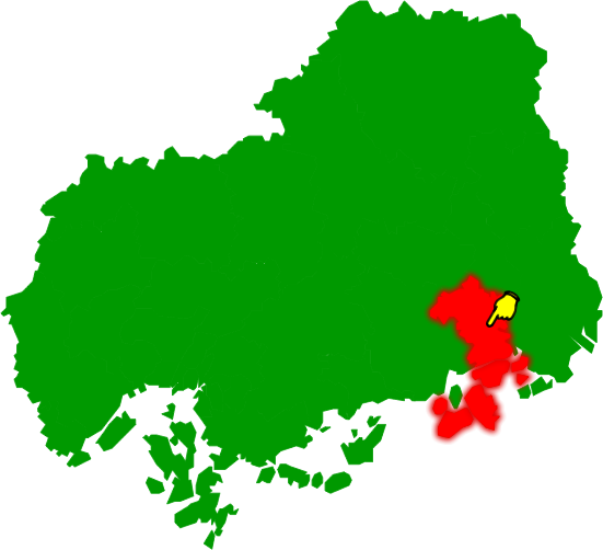 尾道市の場所を示す画像2
