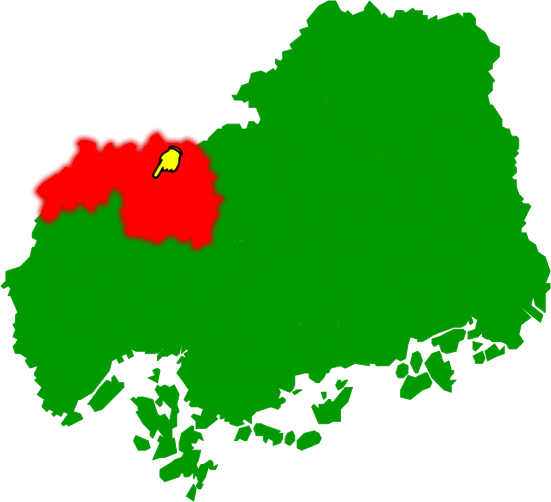 北広島町の場所を示す画像2