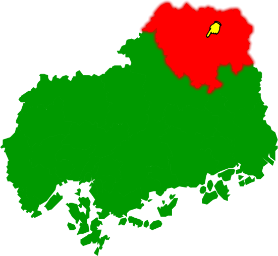 庄原市の場所を示す画像2