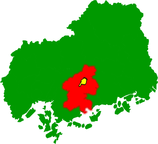 東広島市の場所を示す画像2