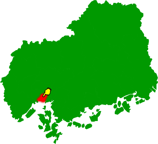 広島市西区の場所を示す画像2