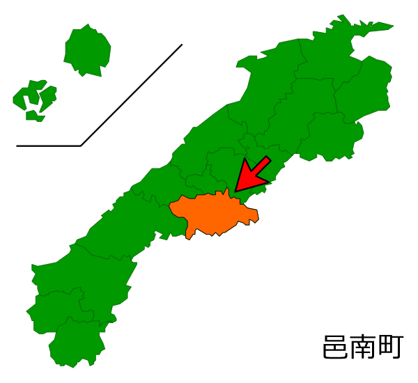 島根県邑南町の場所を示す画像
