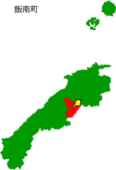 飯南町の場所を示す画像1