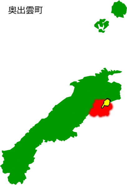 奥出雲町の場所を示す画像1