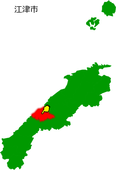 江津市の場所を示す画像1