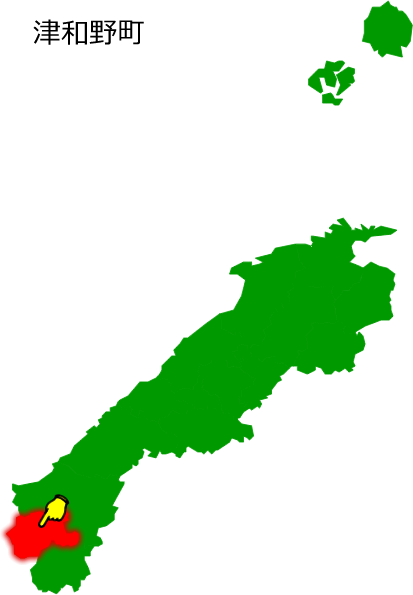 津和野町の場所を示す画像1