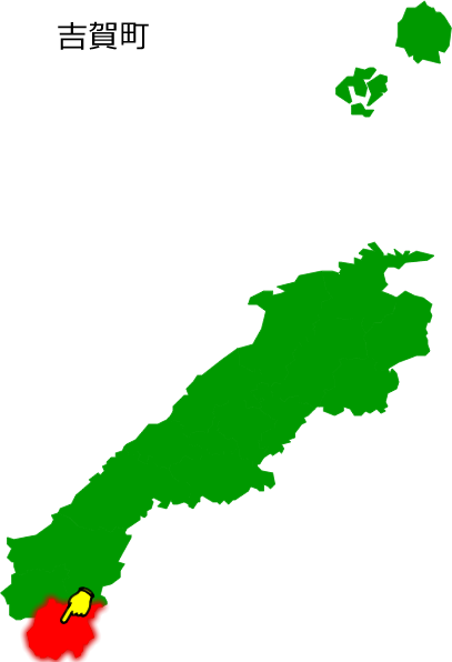 吉賀町の場所を示す画像1
