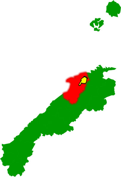 出雲市の場所を示す画像2