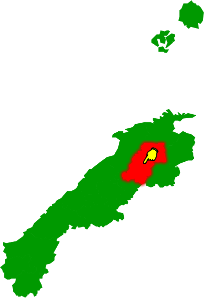 雲南市の場所を示す画像2