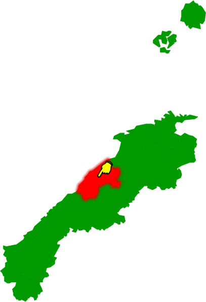 大田市の場所を示す画像2