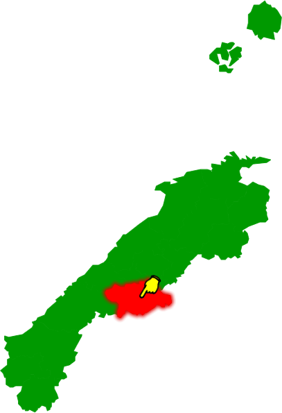 邑南町の場所を示す画像2