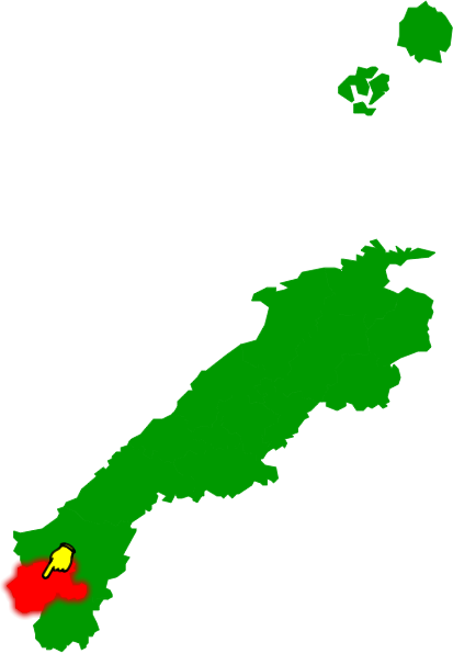 津和野町の場所を示す画像2