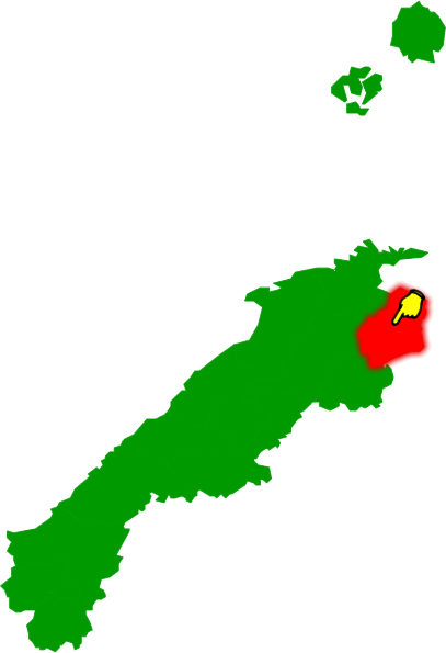 安来市の場所を示す画像2