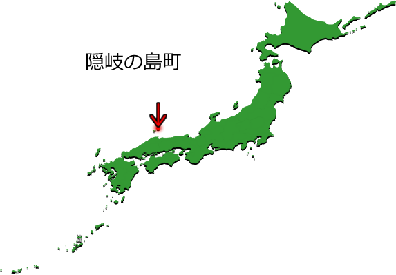 隠岐の島町の場所を示す画像3