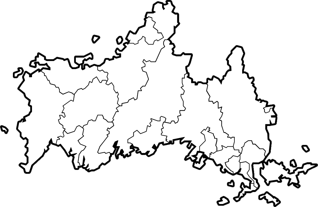 山口県のカラーバリエーション地図画像5