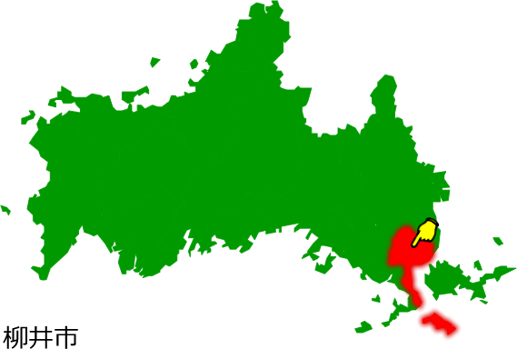 柳井市の場所を示す画像1