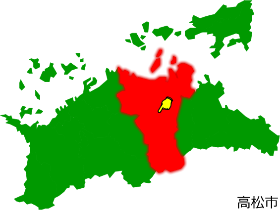 高松市の場所を示す画像1