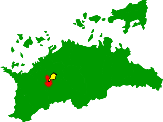 琴平町の場所を示す画像2